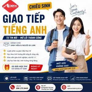 Chiêu Sinh Khóa Học Giao Tiếp Tiếng Anh Cho Sinh Viên & Người Đi Làm