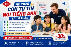 Khóa học tiếng anh hè Vũng tàu